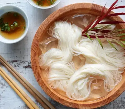 手延べそうめんの写真