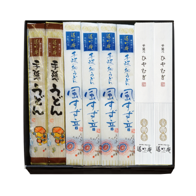 うどん2種とひやむぎ詰合せ