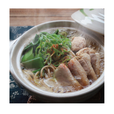 九条ねぎと鴨のそばセット