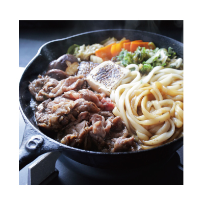 すき焼きうどんセット